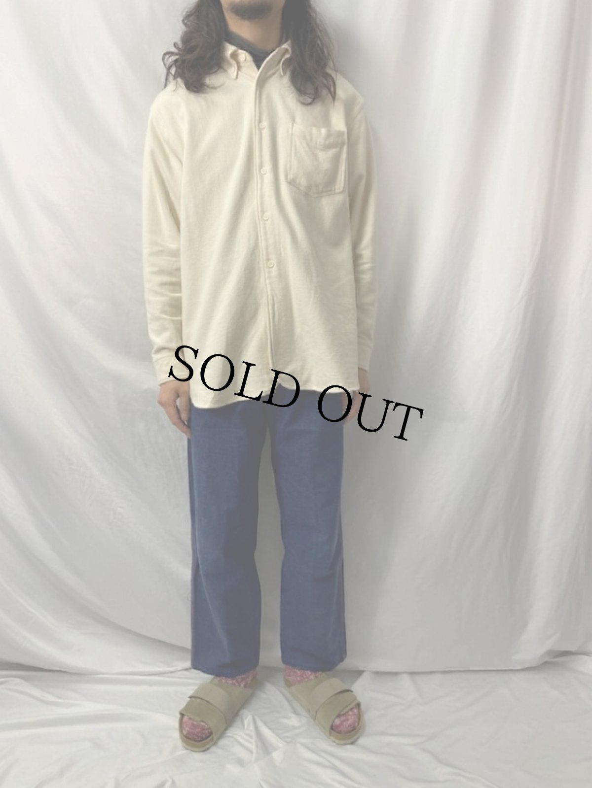 画像2: 60's ネルライナー デニムランチパンツ W30-31 (2)