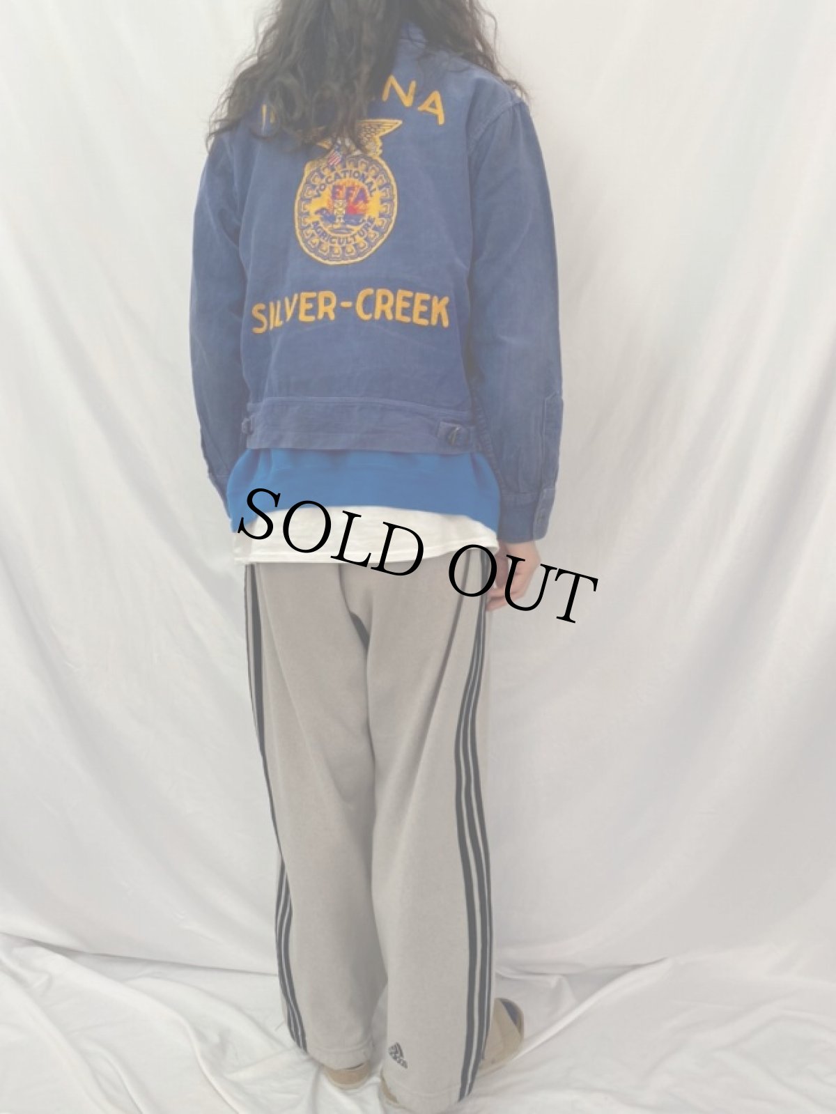 画像5: 60's〜70's FFA "INDIANA SILVER-CREEK" ファーマーズコーデュロイジャケット 38 (5)