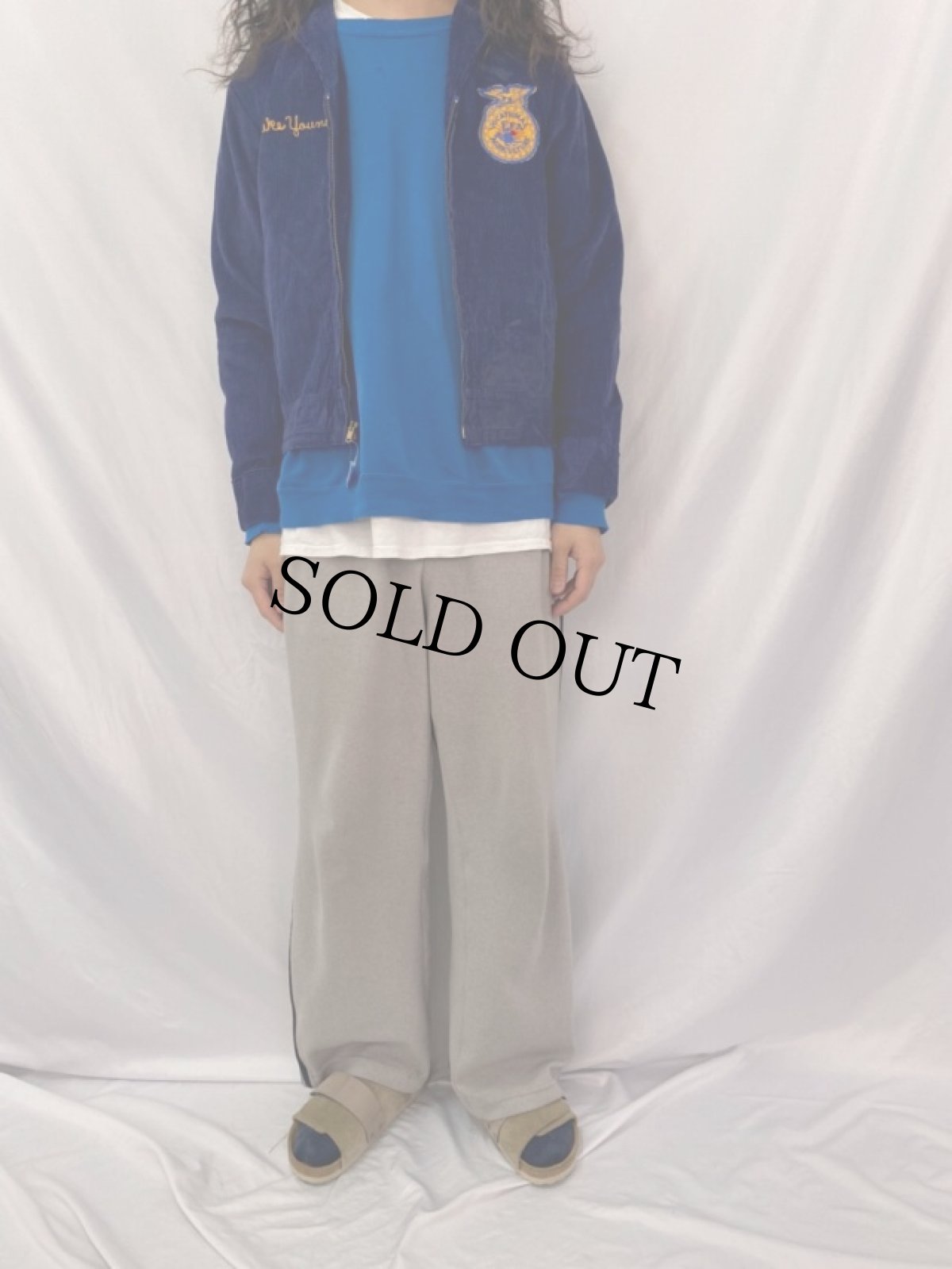 画像3: 70's FFA "NEBRASKA VALENTINE" ファーマーズコーデュロイジャケット 38 (3)