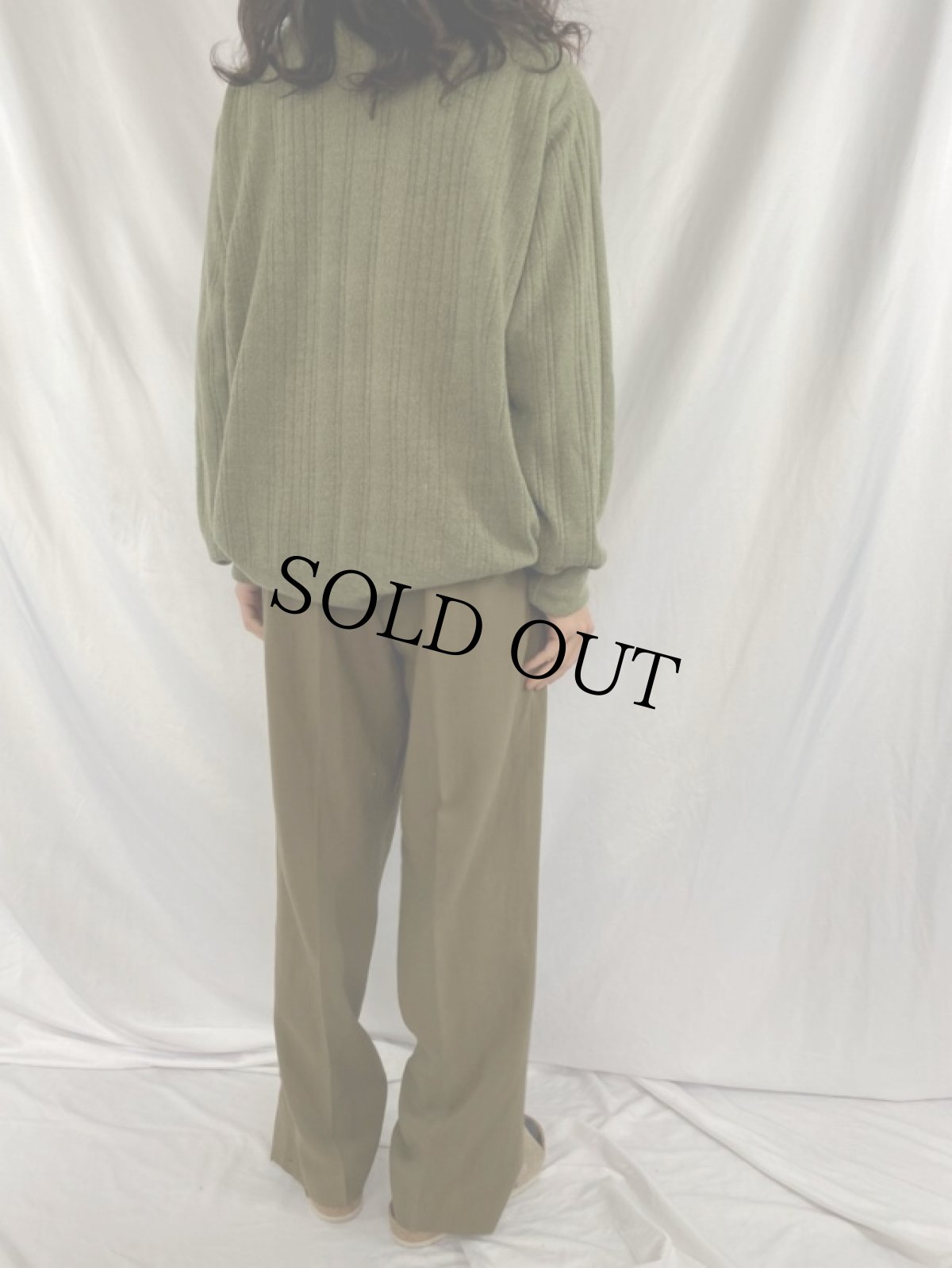 画像4: 50's Canadian Army サマーウールスラックス W31 (4)