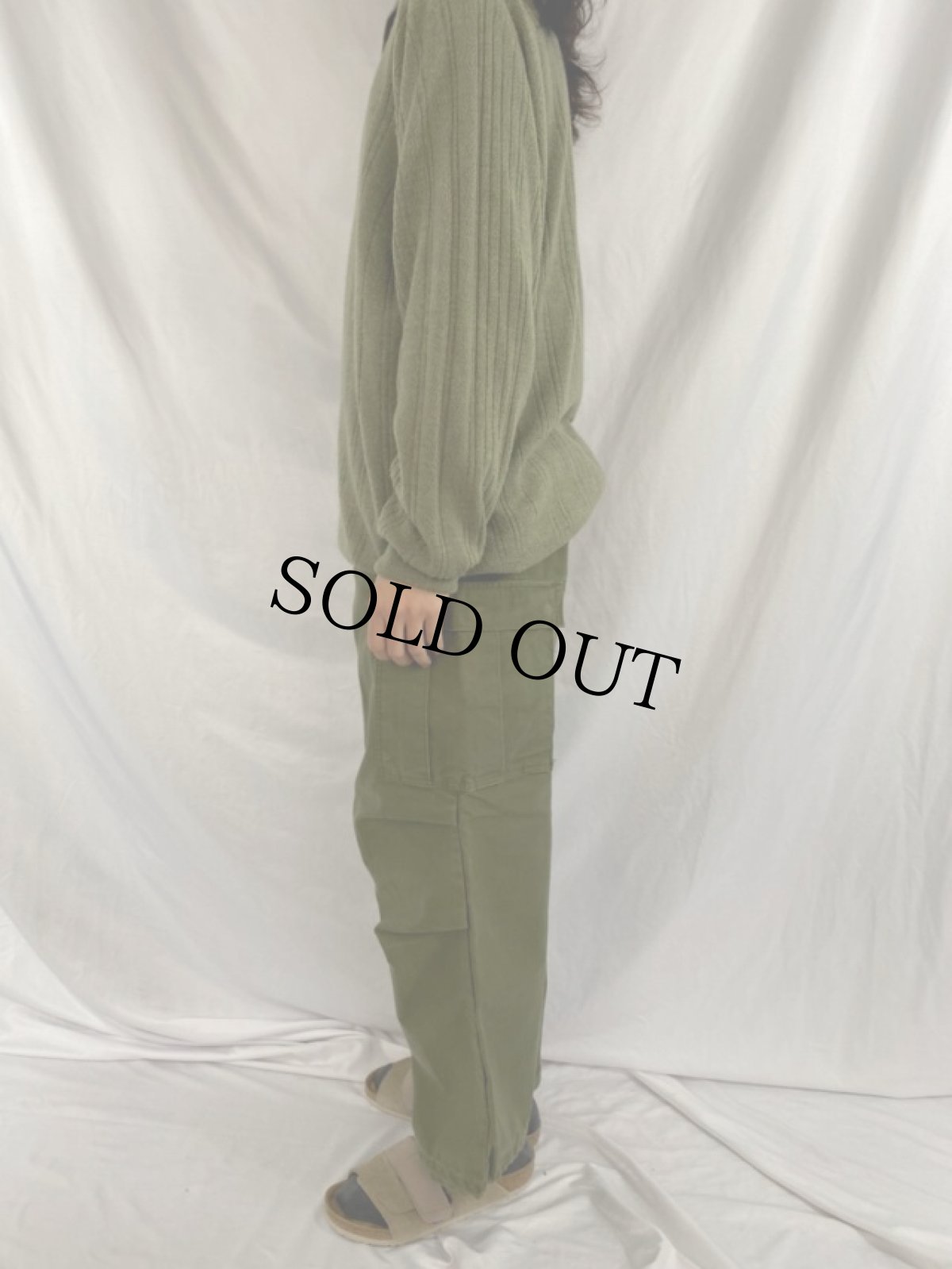 画像3: 70's U.S.MILITARY M-65 フィールドパンツ SMALL-REGULAR (3)