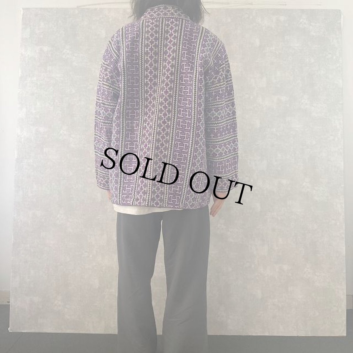 画像5: 浮き柄織りリバーシブルジャケット (5)