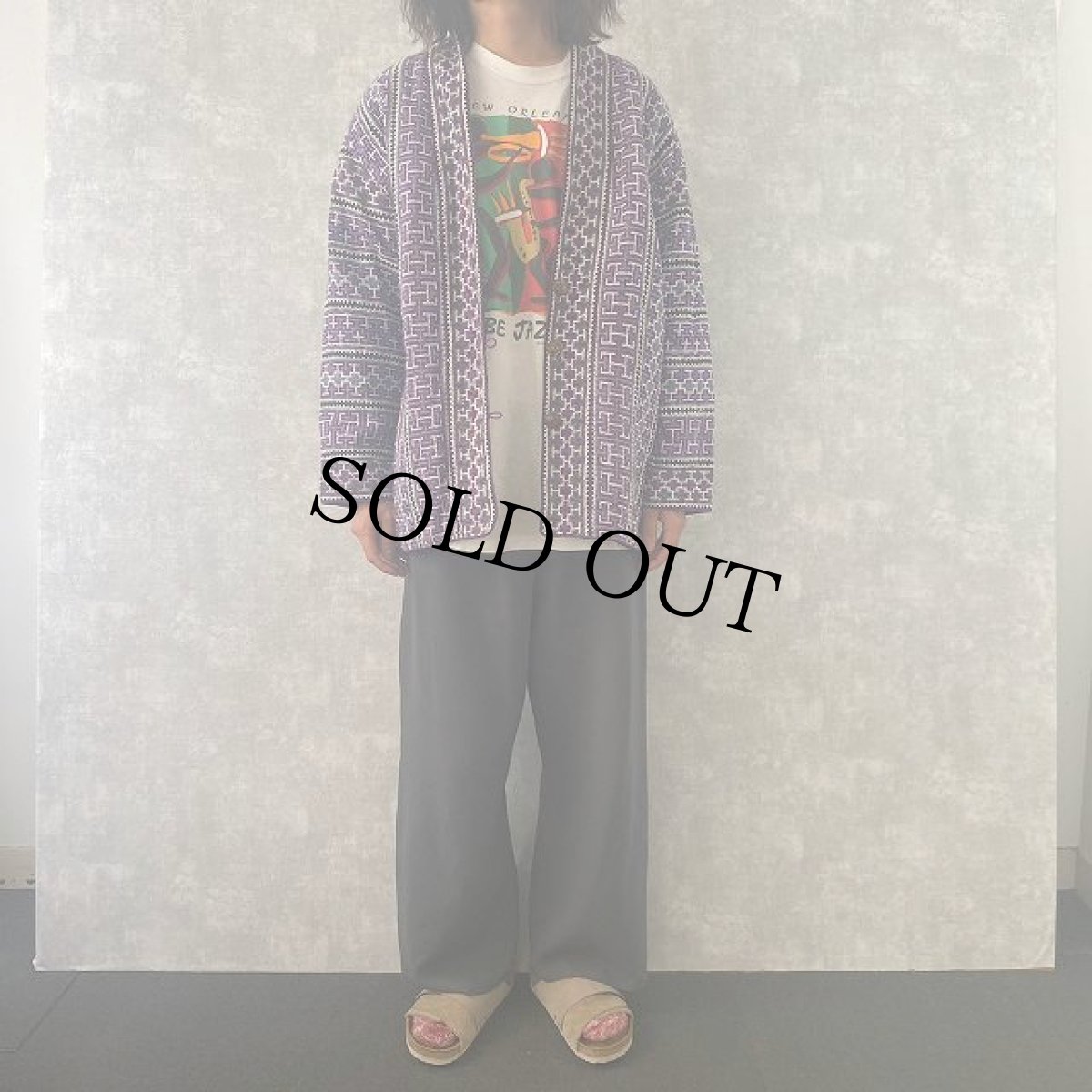 画像3: 浮き柄織りリバーシブルジャケット (3)