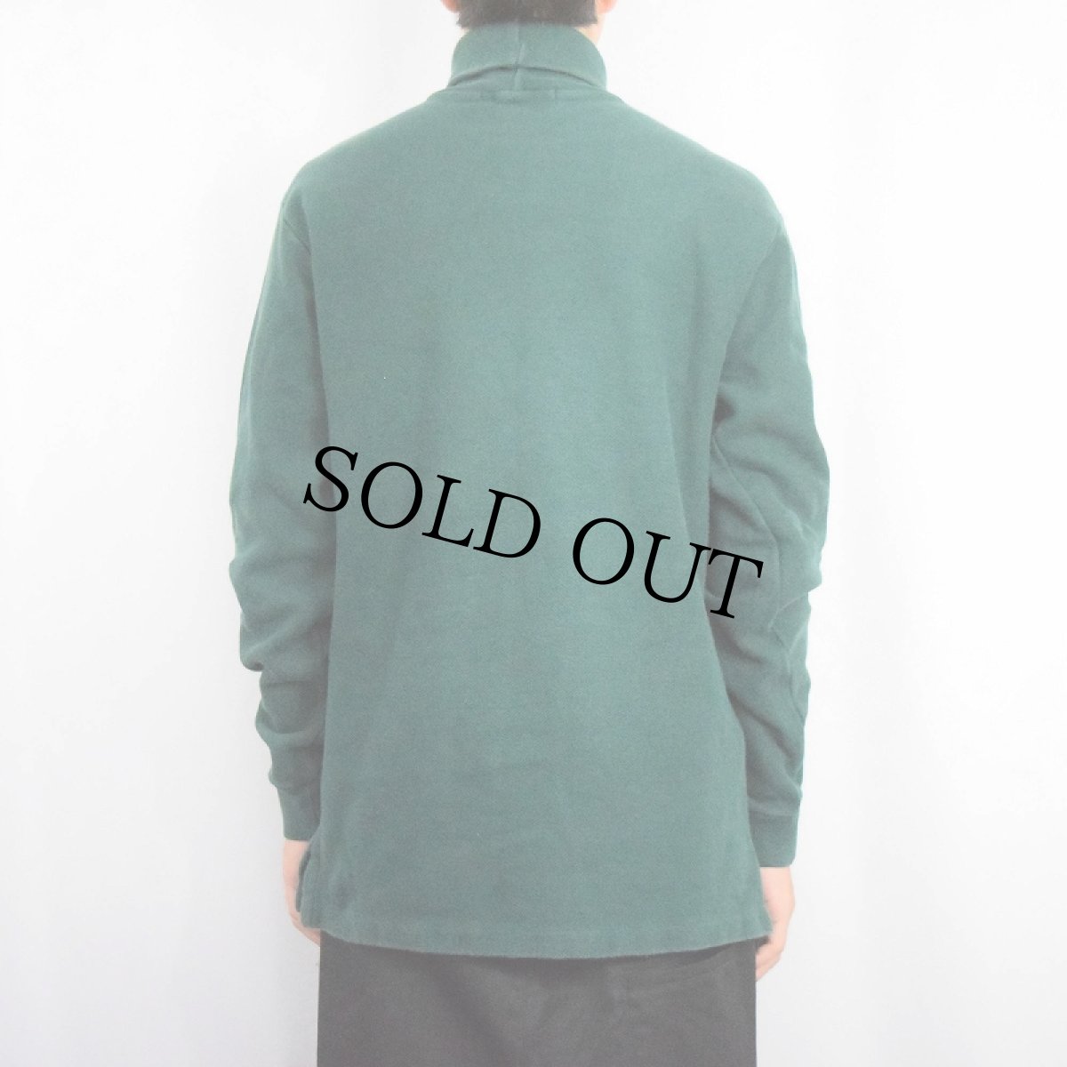 画像3: 90's POLO Ralph Lauren USA製 タートルネックスウェット M (3)