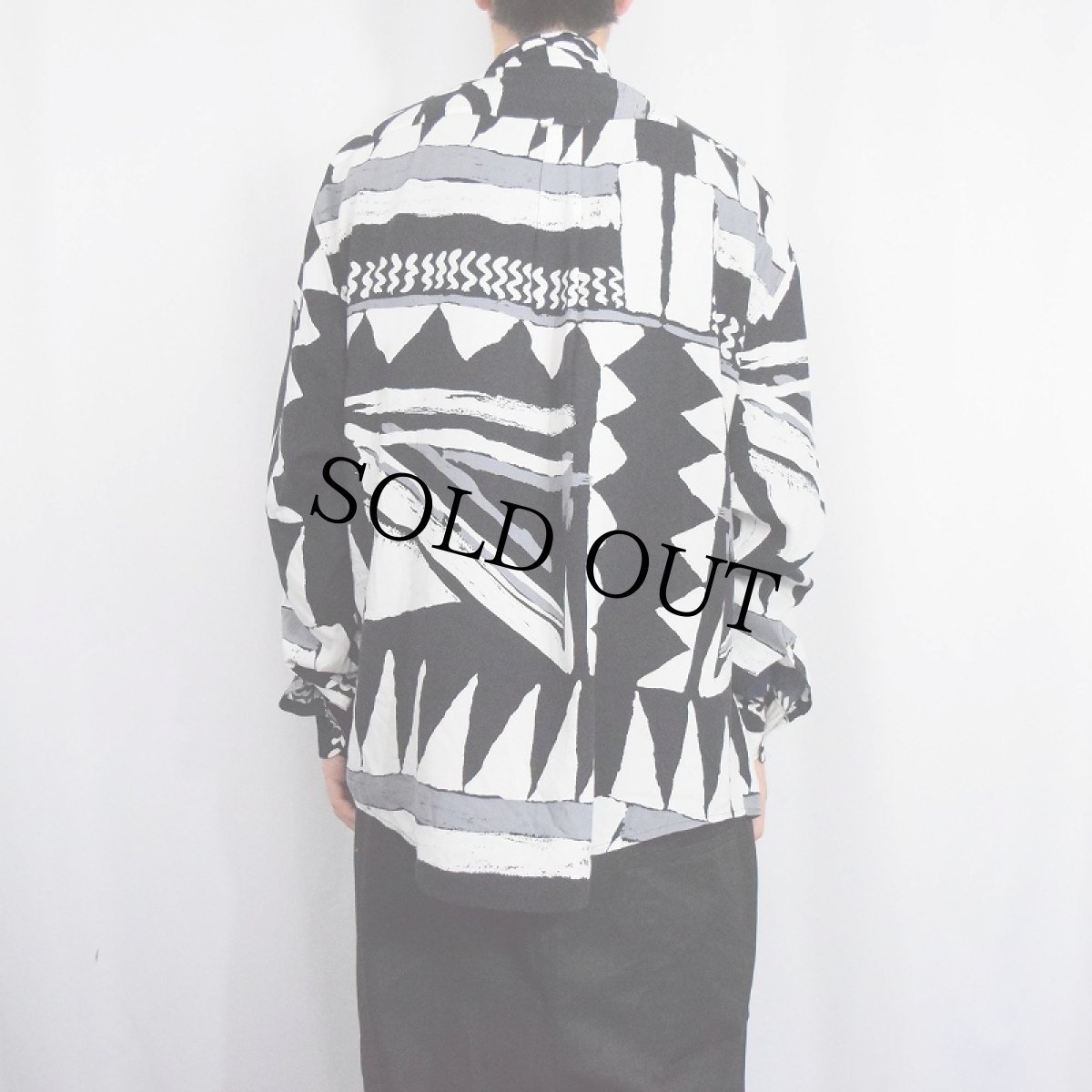 画像3: Parametre 総柄ボタンダウンシャツ SIZE5 (3)