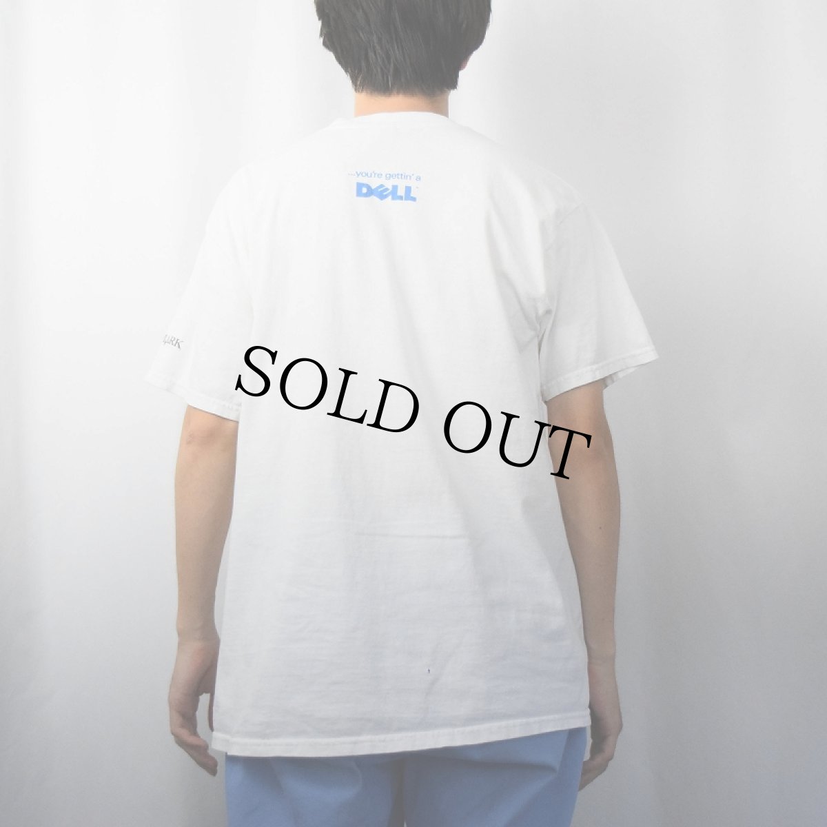 画像3: DELL "DUDE" コンピューター企業プリントTシャツ L (3)