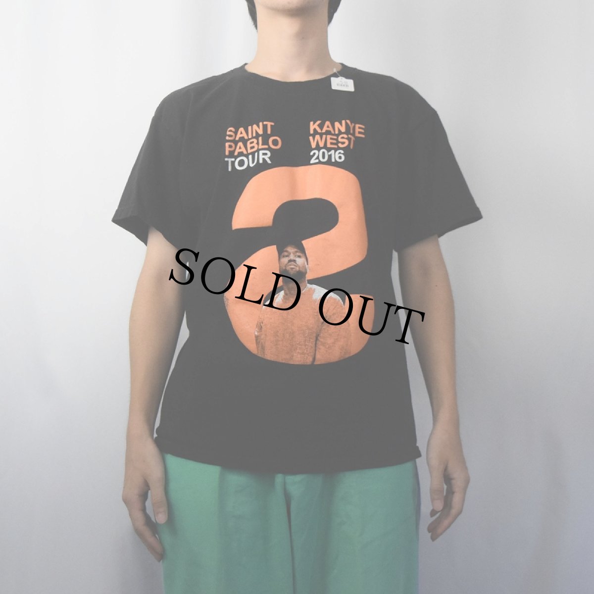 画像3: KANYE WEST "SAINT PABLO TOUR" ヒップホップTシャツ BLACK (3)