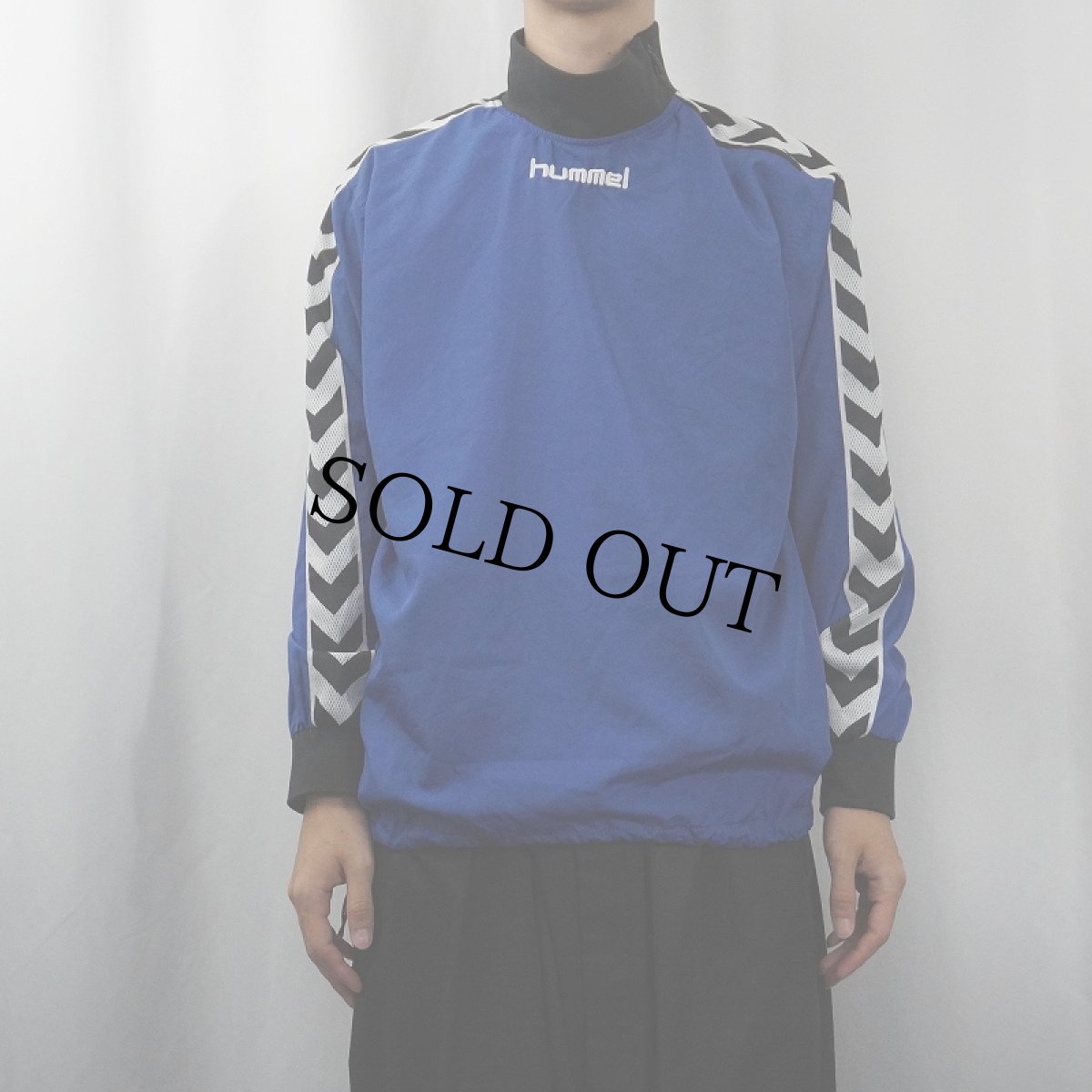 画像2: hummel ロゴ刺繍プルオーバー L (2)