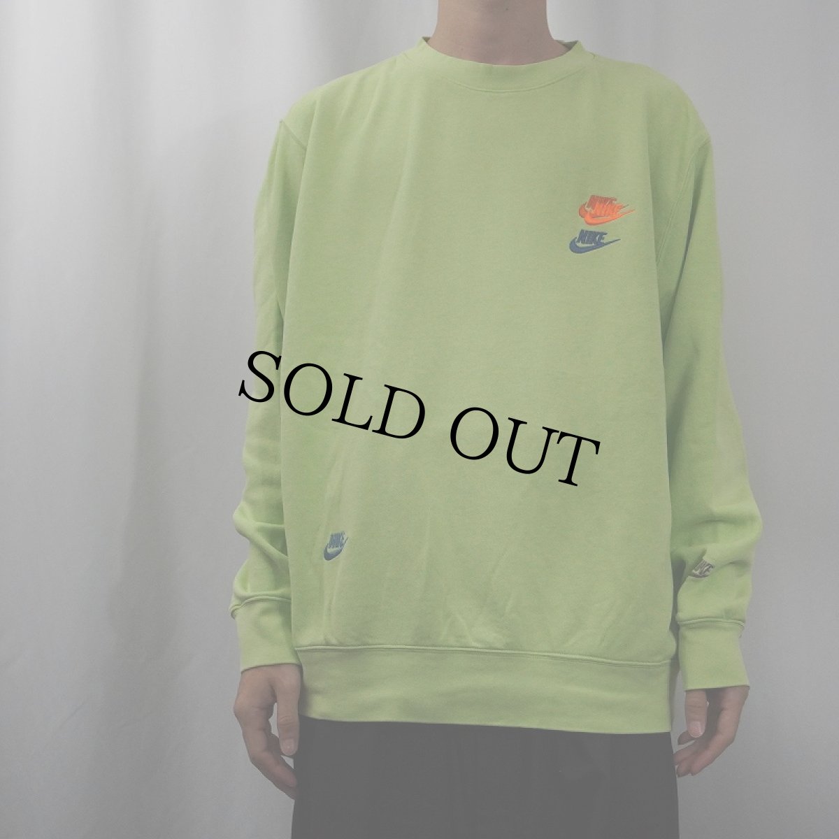 画像3: NIKE マルチロゴ刺繍スウェット XL (3)