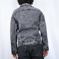 画像3: Levi's ケミカルウォッシュ ブラックデニムジャケット (3)