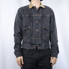 画像2: 80's POLO Ralph Lauren "2nd TYPE" ブラックデニムジャケット S (2)