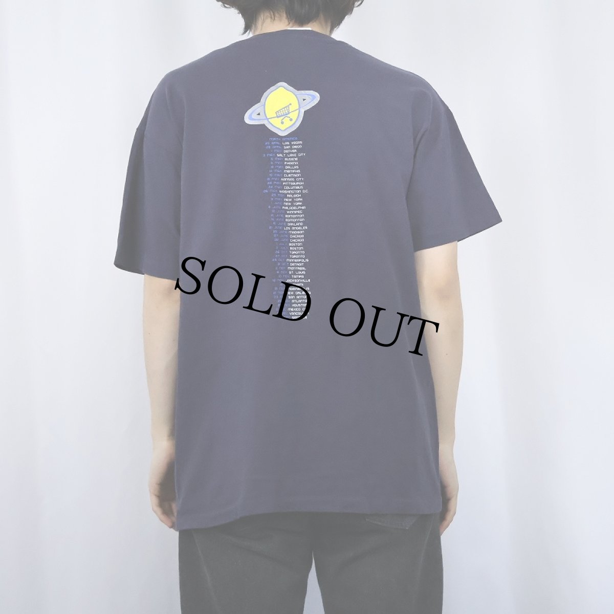 画像4: 90's U2 USA製 "POPMART TOUR" ロックバンドツアーTシャツ NAVY L (4)