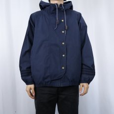 画像2: 90's POLO Ralph Lauren コットンマウンテンパーカー NAVY M (2)