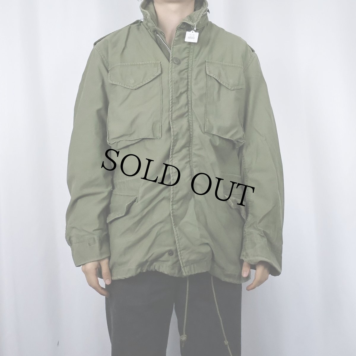 画像2: 60’s U.S.ARMY M-65 フィールドジャケット 2nd グレーライナー SMALL-REGULAR (2)