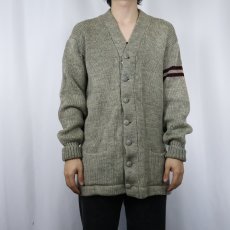 画像2: 50's Lanza ウールニットカーディガン (2)