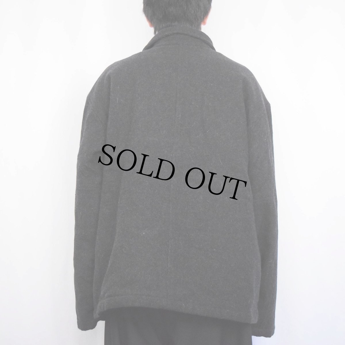 画像3: GAP ウール×ナイロン ジップジャケット XL (3)