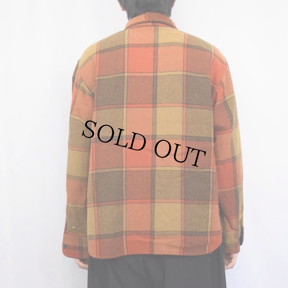 画像3: 80's〜 チェック柄 CPOシャツジャケット  (3)