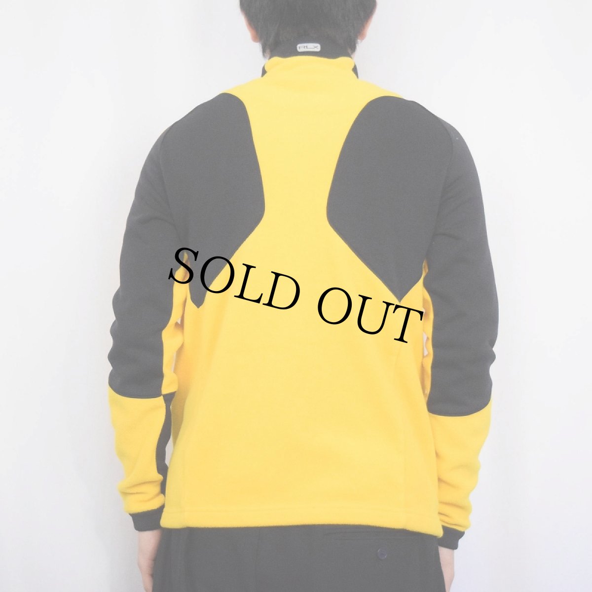 画像3: RLX Ralph Lauren 切り替えデザイン フリースジップジャケット S (3)