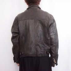 画像3: 90's J.CREW レザージャケット S (3)