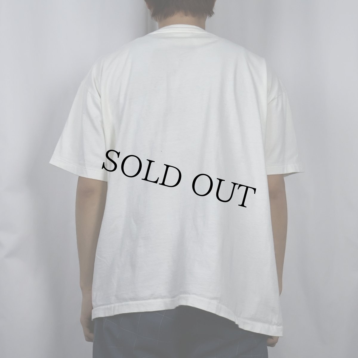 画像3: 90's BANANA REPUBLIC USA製 インコプリントTシャツ L (3)