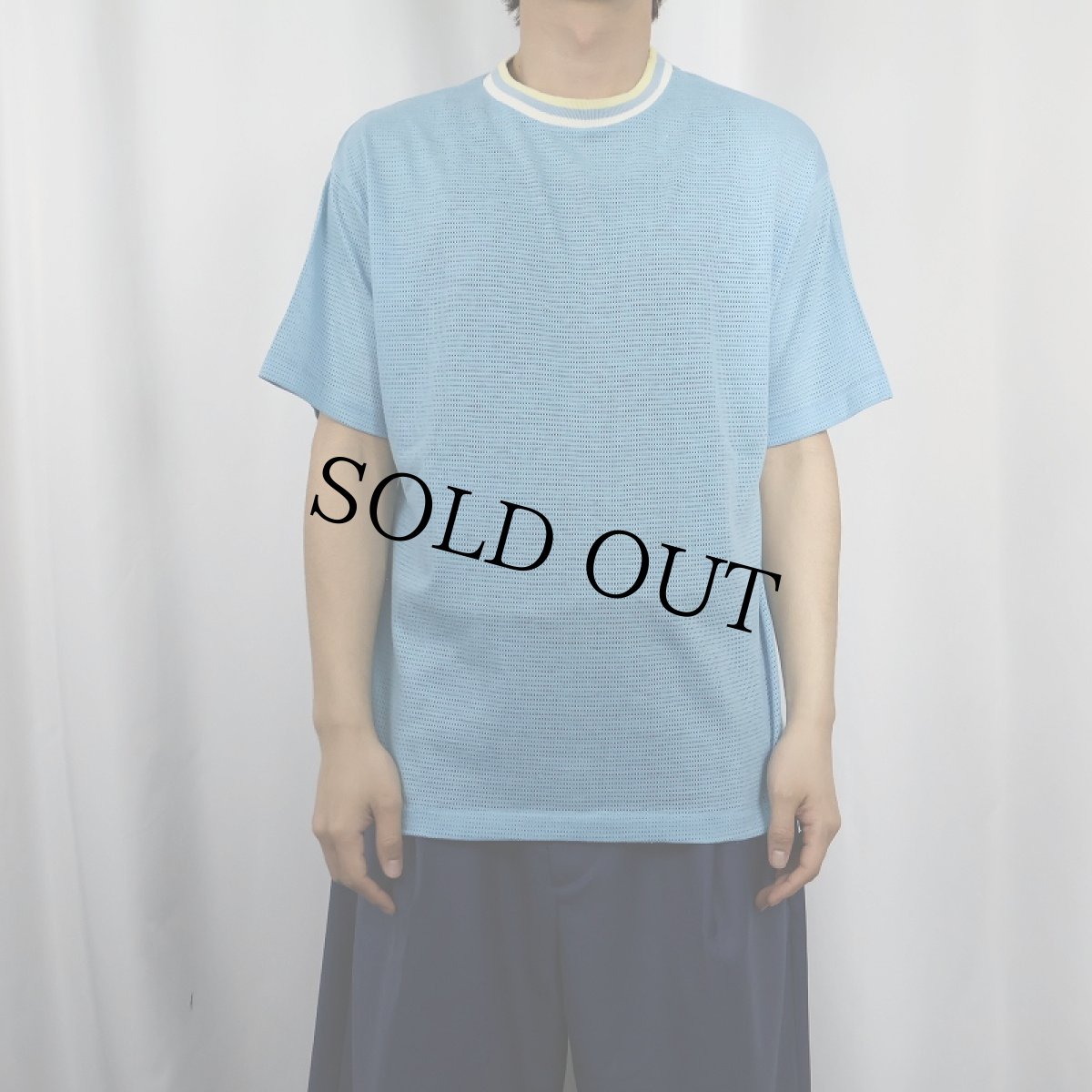 画像2: 80's〜 wim NEW YORK メッシュTシャツ XL (2)