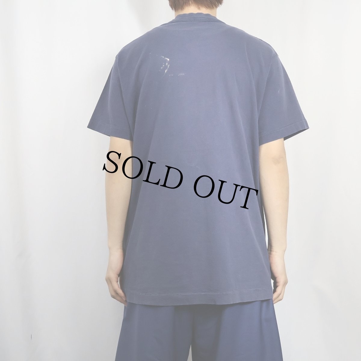 画像3: 90's Frank Lloyd Wright USA製 "FROZEN SPHERES" 建築家 アートプリントTシャツ NAVY L (3)