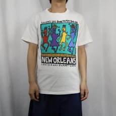 画像3: 90's BIG HED "NEW ORLEANS" アートプリントTシャツ M (3)