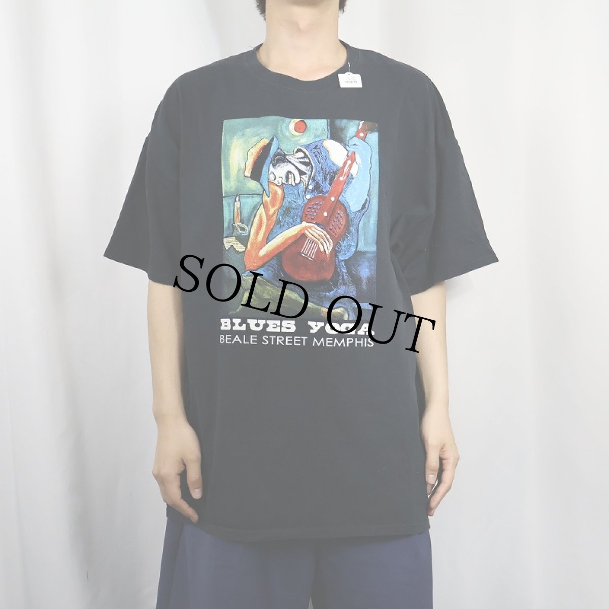 画像2: BLUES YOGA グラフィックTシャツ BLACK 2XL (2)