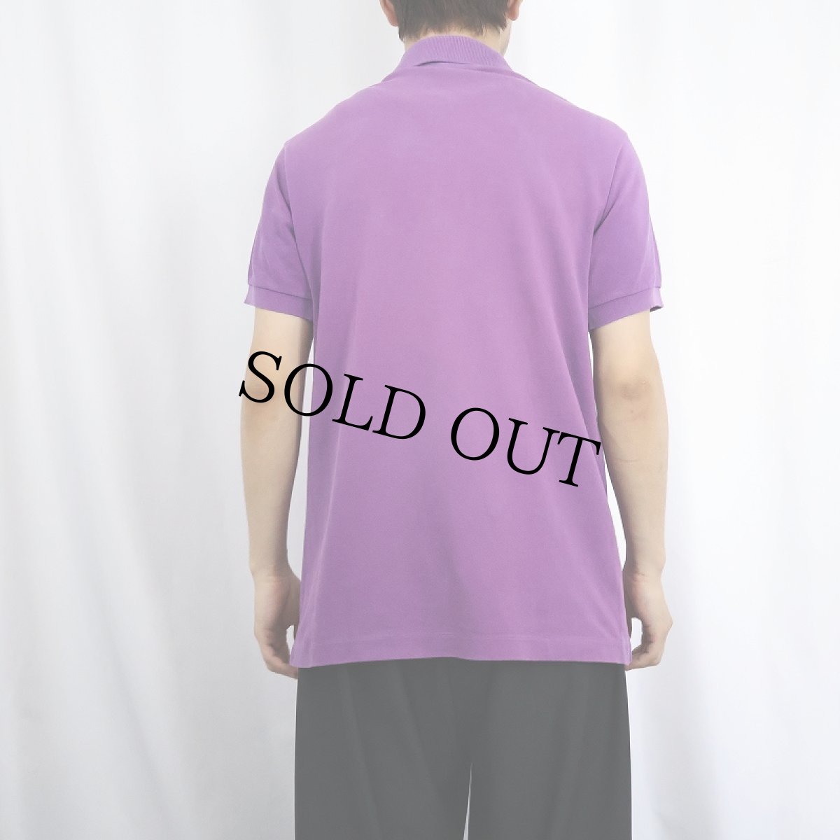 画像3: 70〜80's CHEMISE LACOSTE FRANCE製 鹿の子ポロシャツ SIZE4 (3)