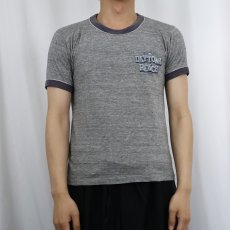 画像2: 80's USA製 "DAYTONA BEACH" プリントリンガーTシャツ M (2)