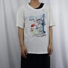 画像2: 70〜80's "RATA DE CIU DAD" イラストプリントTシャツ (2)