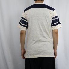 画像3: 70〜80's ARTEX USA製 フットボールTシャツ M (3)