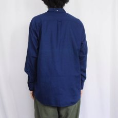 画像3: 60〜70's Bellcraft 3点留め コットンボタンダウンシャツ NAVY L (3)