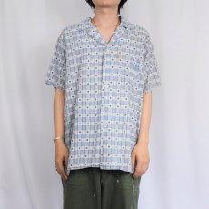 画像2: 60's PENNEY'S チェック柄 コットンパジャマシャツ SIZEC 42-44 (2)