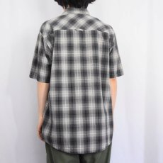 画像3: PENDLETON "TRACKER SHIRT" オンブレーチェック柄 コットンシャツ L (3)