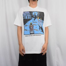 画像2: 90's Ken Brown USA製 "NIGHT OF THE LIVING DEADHEADS" アートプリントTシャツ L (2)