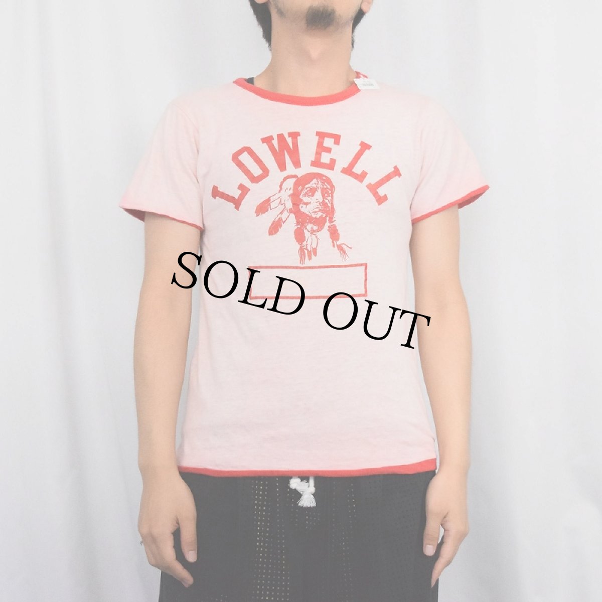 画像3: 60's〜 "LOWELL" インディアンヘッド ダブルフェイス リバーシブルTシャツ (3)