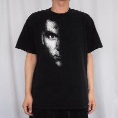 画像2: 90's Marshall Sylver 催眠術師プリントTシャツ BLACK L (2)