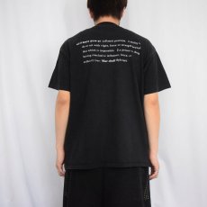 画像3: 90's Marshall Sylver 催眠術師プリントTシャツ BLACK L (3)