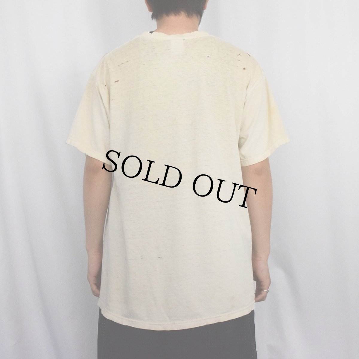 画像3: 2000's Ted Bundy "Doing his part..." シリアルキラー ブラックユーモアプリントTシャツ XL (3)