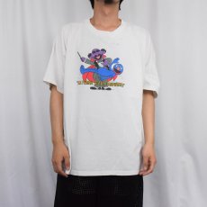 画像2: 90's SESAME STREET USA製 "ALA PEANUT BUTTER SANDWICHES" キャラクタープリントTシャツ XL (2)