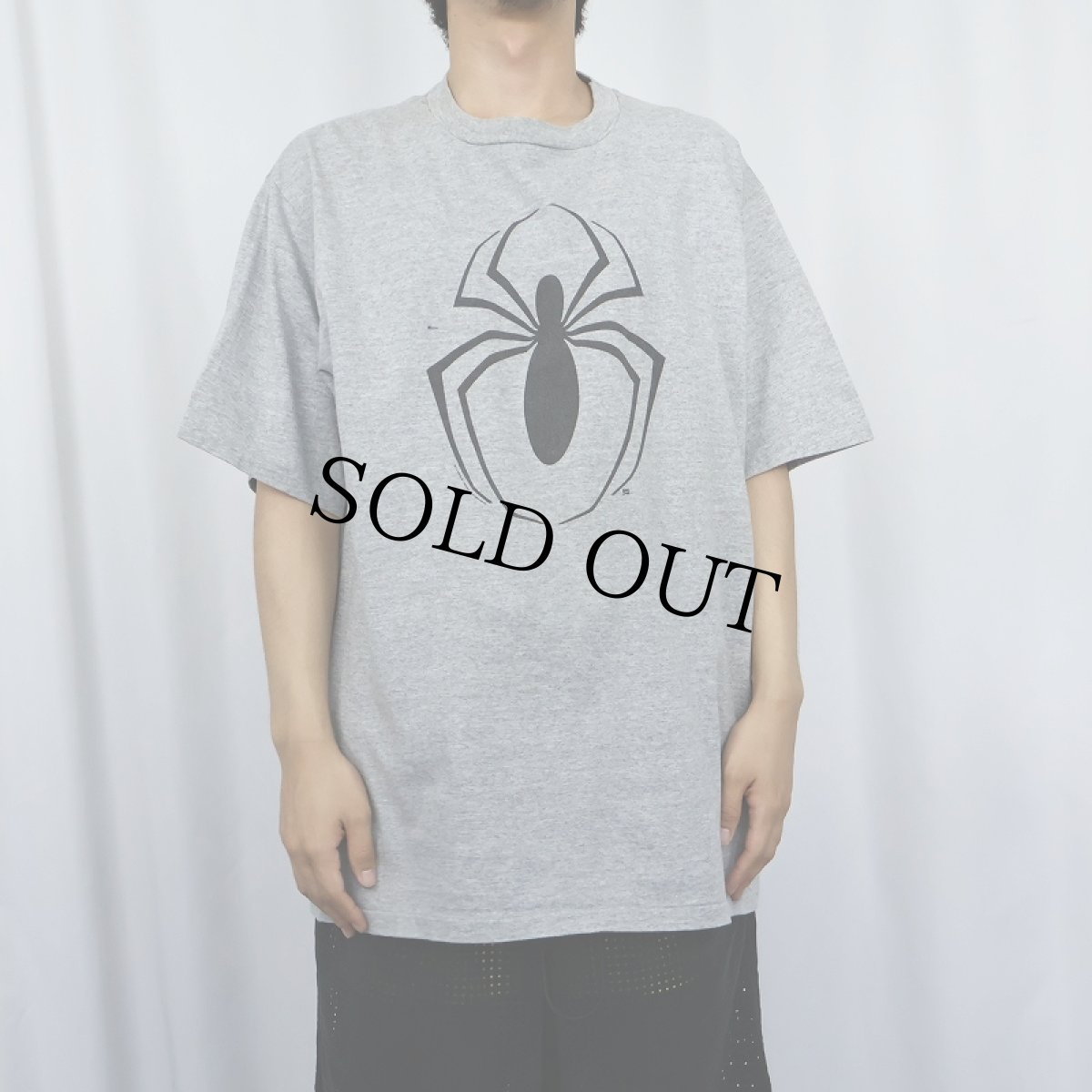 画像2: 90's MARVEL Spider-Man USA製 ロゴプリントTシャツ XL (2)