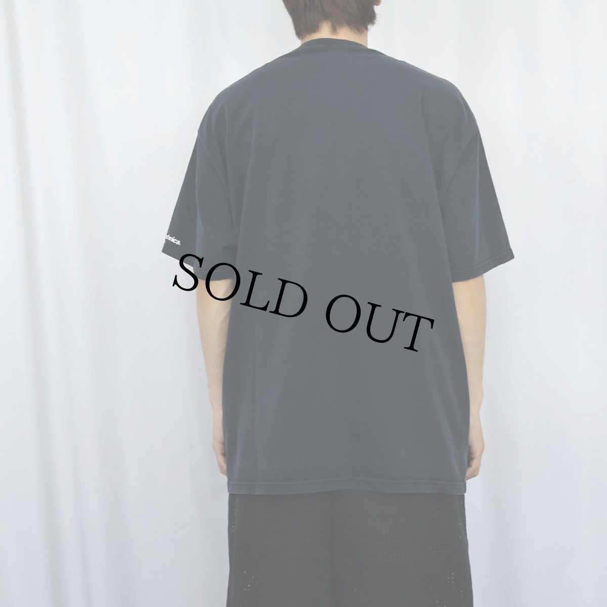 画像3: 2000's audio-technica 音響機器メーカー ロゴプリントTシャツ BLACK XL (3)