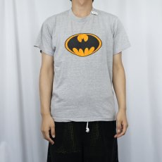 画像2: 80's BATMAN USA製 ロゴプリントTシャツ L (2)