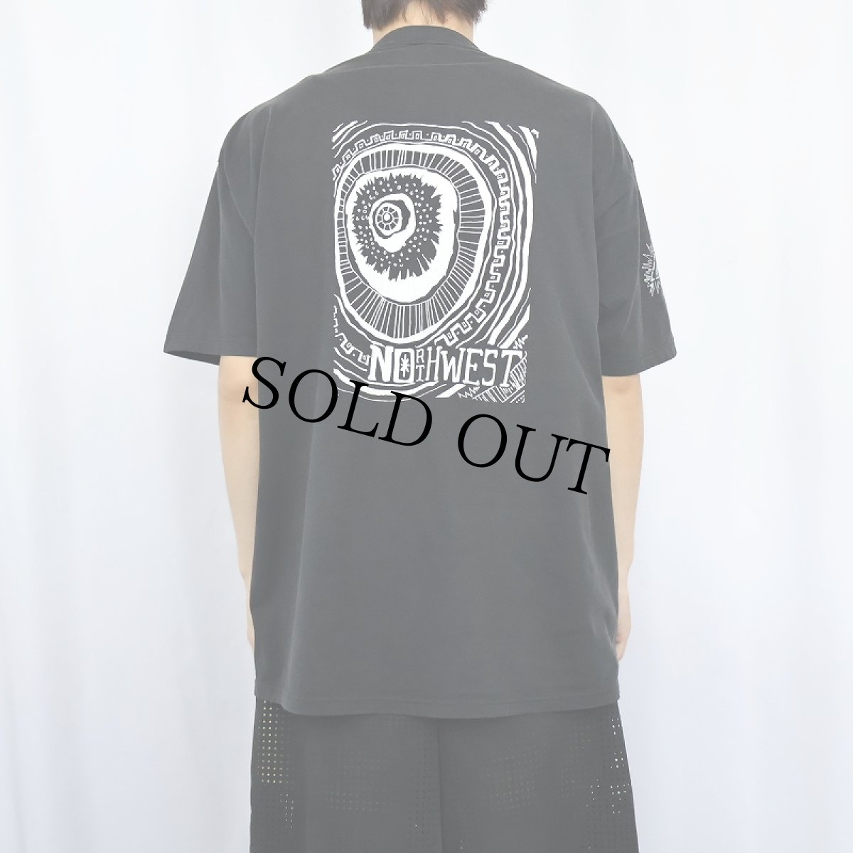 画像4: 90's VIKINGS USA製 プリントTシャツ BLACK XL (4)