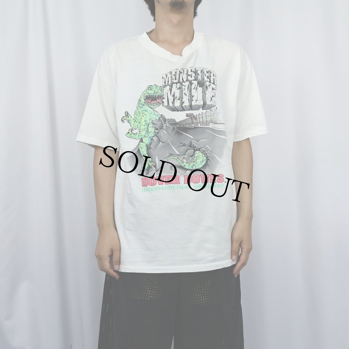 画像2: 90's MONSTER MILE 恐竜プリントTシャツ XL (2)