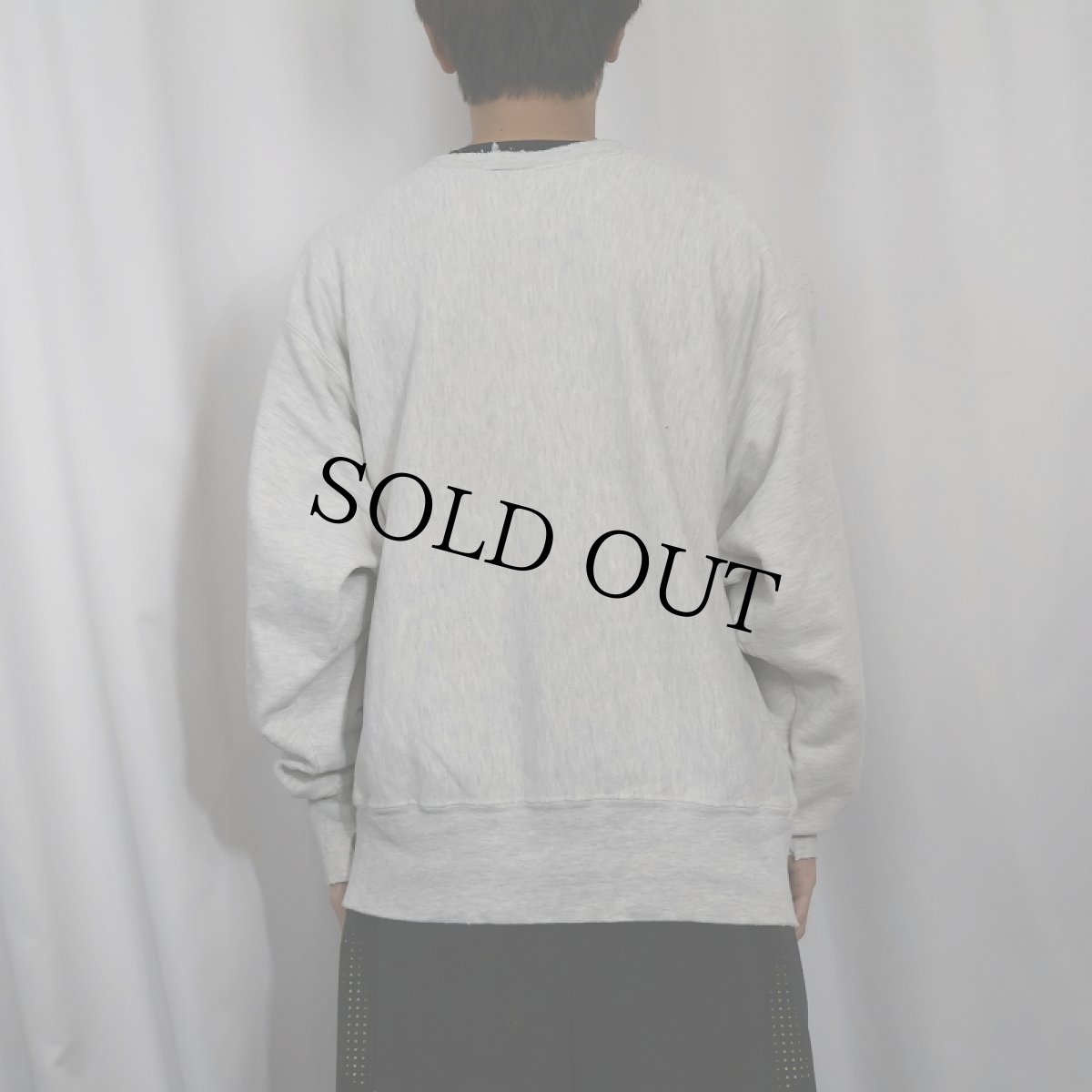 画像3: 80's〜 Champion REVERSE WEAVE "UCONN" プリントスウェット (3)