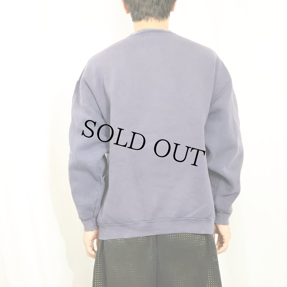 画像3: 90's Lee USA製 "DUQUESNE CHEERLEADING" プリントスウェット NAVY L (3)