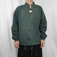 画像2: 90's RUSSELL ATHLETIC "HIGH COTTON" スウェットジップジャケット M (2)