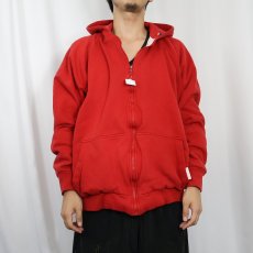 画像2: 裏サーマル スウェットジップパーカー (2)